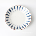 Chinese style blue and white ceramic bowl dish